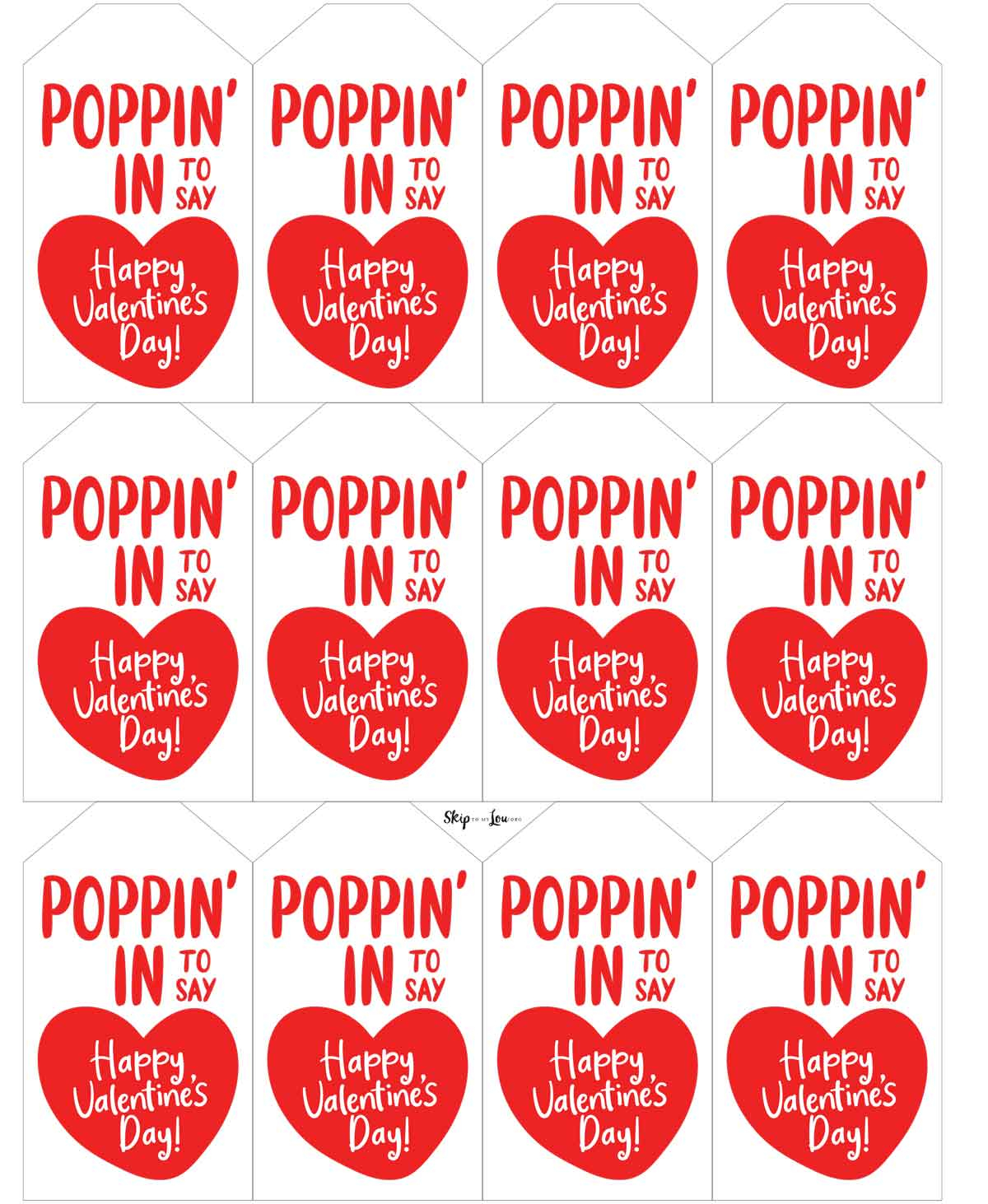Pop It Printable Valentine Cards Skip To My Lou Pop It Printable Valentine Cards Skip To My Lou