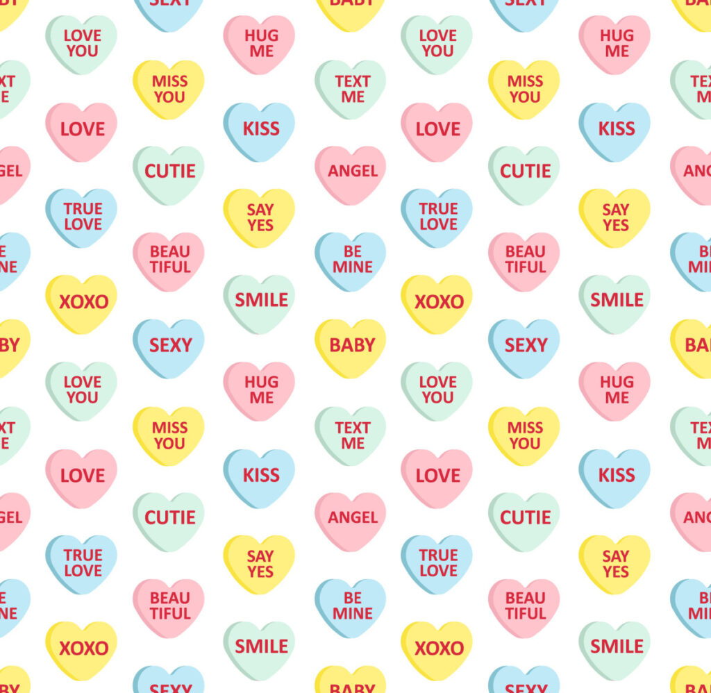 Printable Candy Heart Phrases
