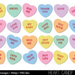 Printable Candy Heart Phrases
