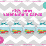 Printable Fish Bowl Valentines Instant Download Etsy