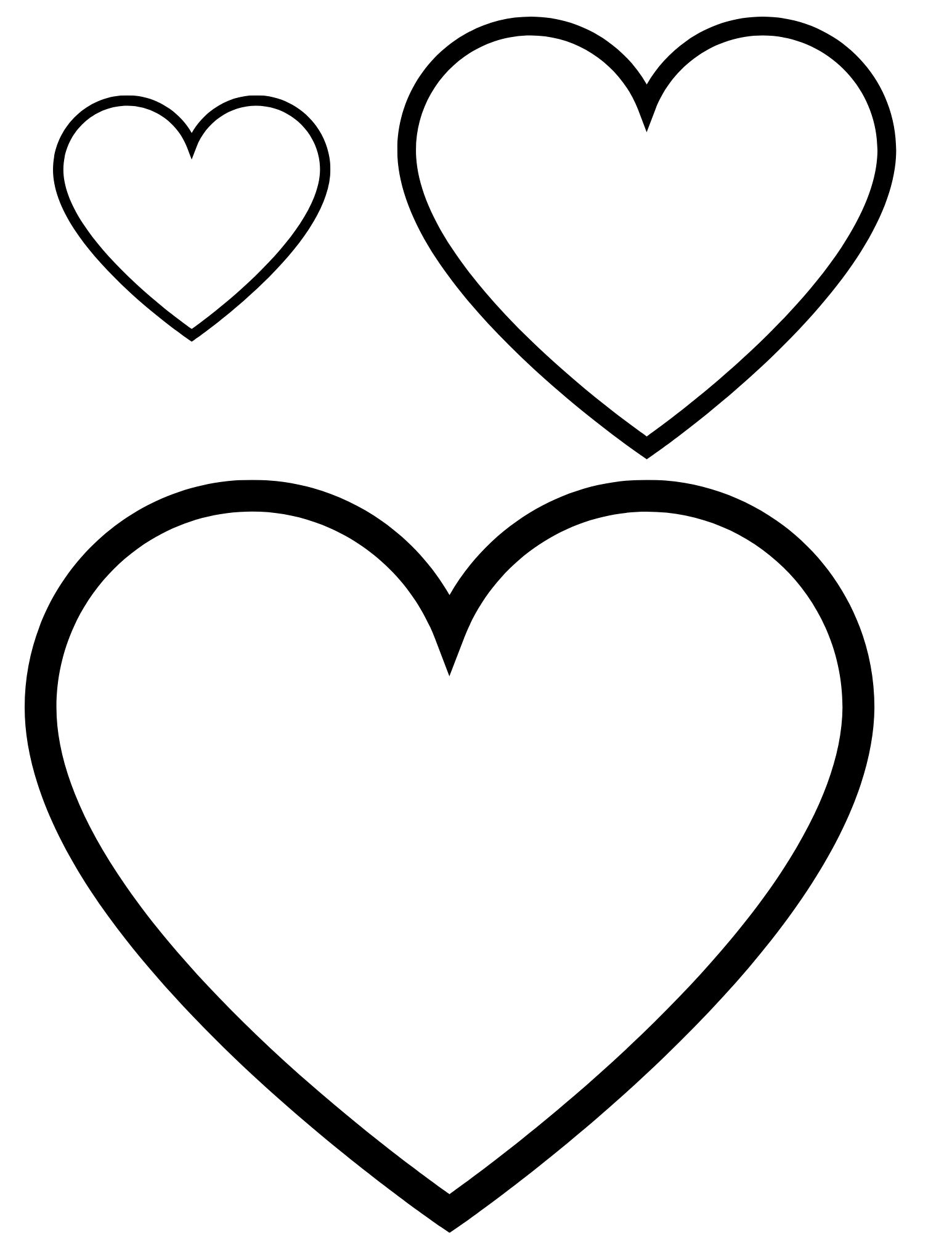 Printable Hearts Template 12 Free Printable Heart Templates