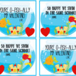 Printable Kids Valentine You re O Fish ally My Valentine