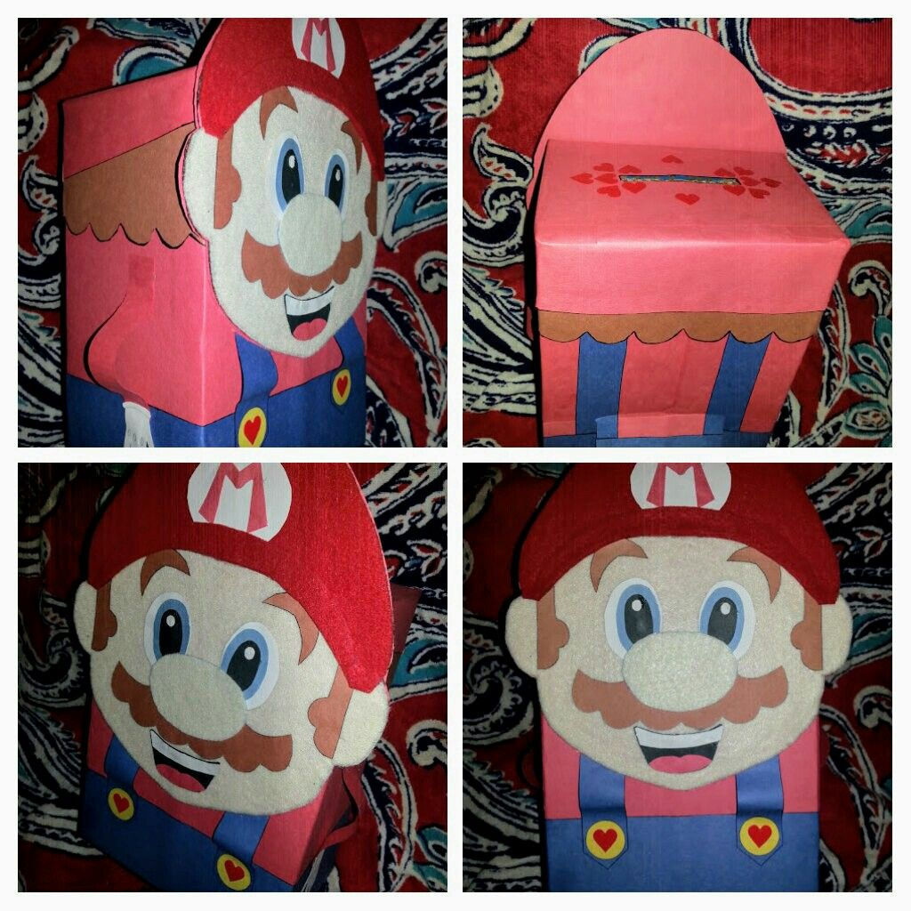 Printable Mario Valentines Box
