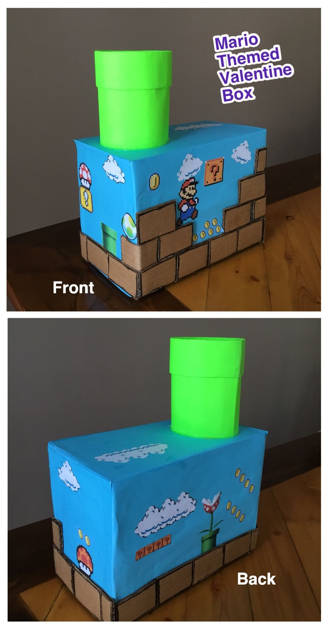 Printable Mario Valentines Box
