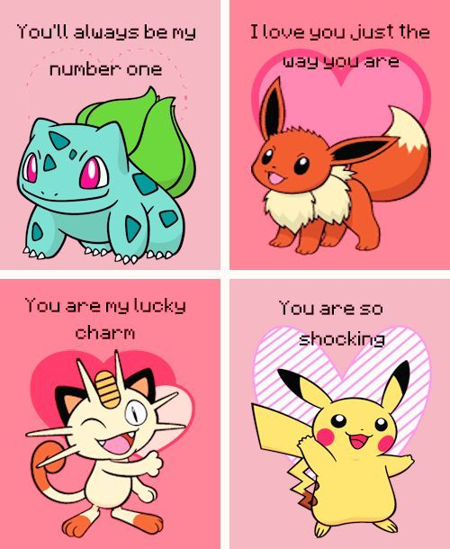 Printable Pokemon Valentine Cards Printable Pokemon Valentine Cards
