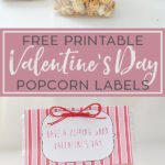 Printable Popcorn Labels For Valentine s Day