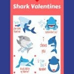 Printable Shark Valentines Cool Free Free Printable Valentines