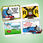 Printable Thomas The Train Valentine Cards Valentines Cards Train