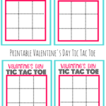Printable Tic Tac Toe Valentine s Day Cards For Class Parties