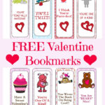 Printable Valentine Bookmarks