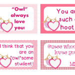 Printable Valentine Cards For Students Printable Calendars AT A GLANCE