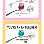 Printable Valentine Cards For Teachers Printable Card Free