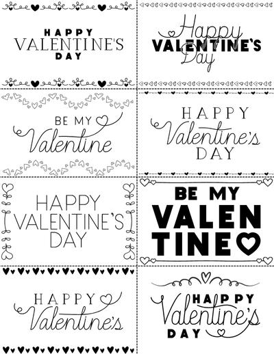 Printable Valentine Cards To Color The Kitchen Table Classroom 