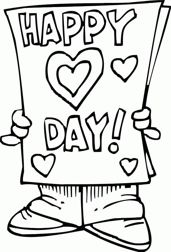 Printable Valentine Coloring Pages