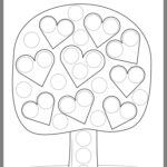 Printable Valentine s Day Dot Art