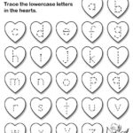 Printable Valentine s Day Uppercase And Lowercase Alphabet Letter