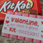 PRINTABLE Valentine Tag Kitkat Instant Download Valentines Day Friend