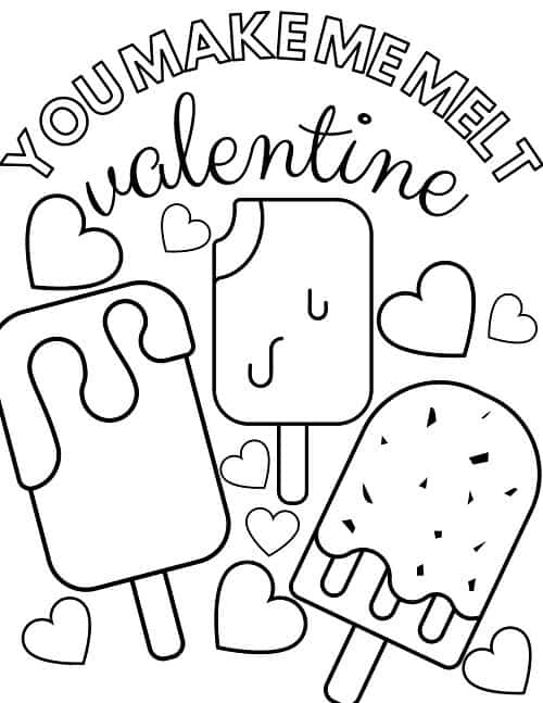 Printable Valentines Day Coloring Pages