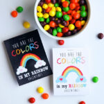 Rainbow Valentine s Printable Valentine s Day Free Printable Cards