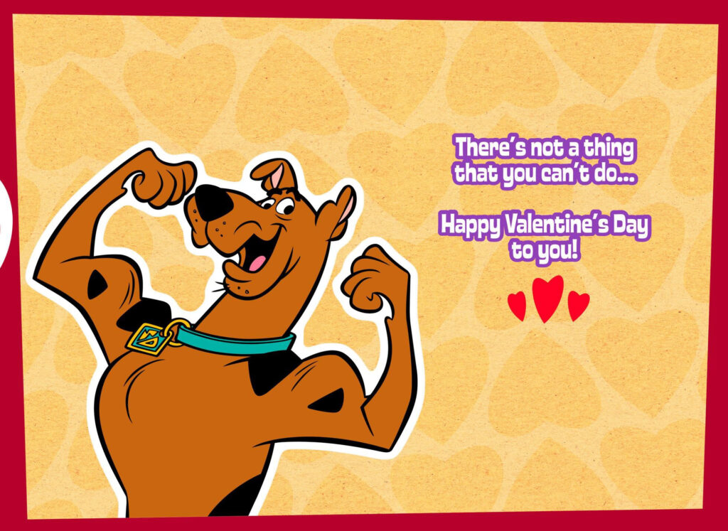 Scooby Doo Valentine Cards Printable Online