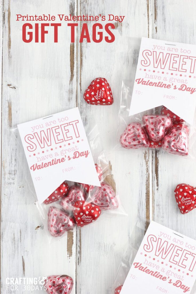 Simple And Sweet Printable Valentine s Gift Tag From Crafting E Make 