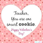 Smart Cookie Valentine For Your Teacher free Printable Card Brie