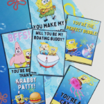 Spongebob Valentines Day Cards Printable