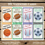 Sports DIY Valentine Cards DIY Valentine Card Printable