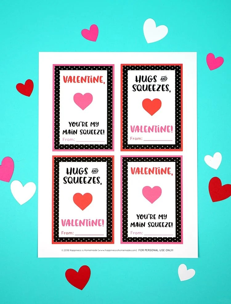 Squishy Heart Valentine Cards Happiness Is Homemade