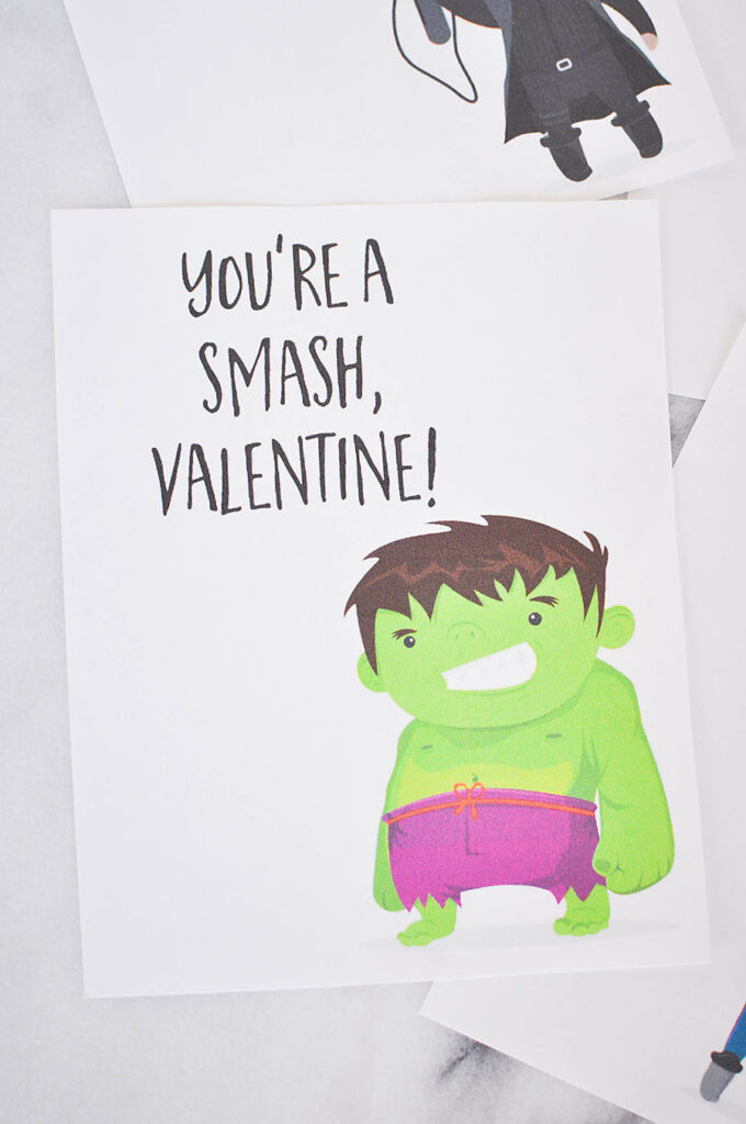 The Avengers Super Hero Valentines Day Cards For Kids Our Handcrafted 