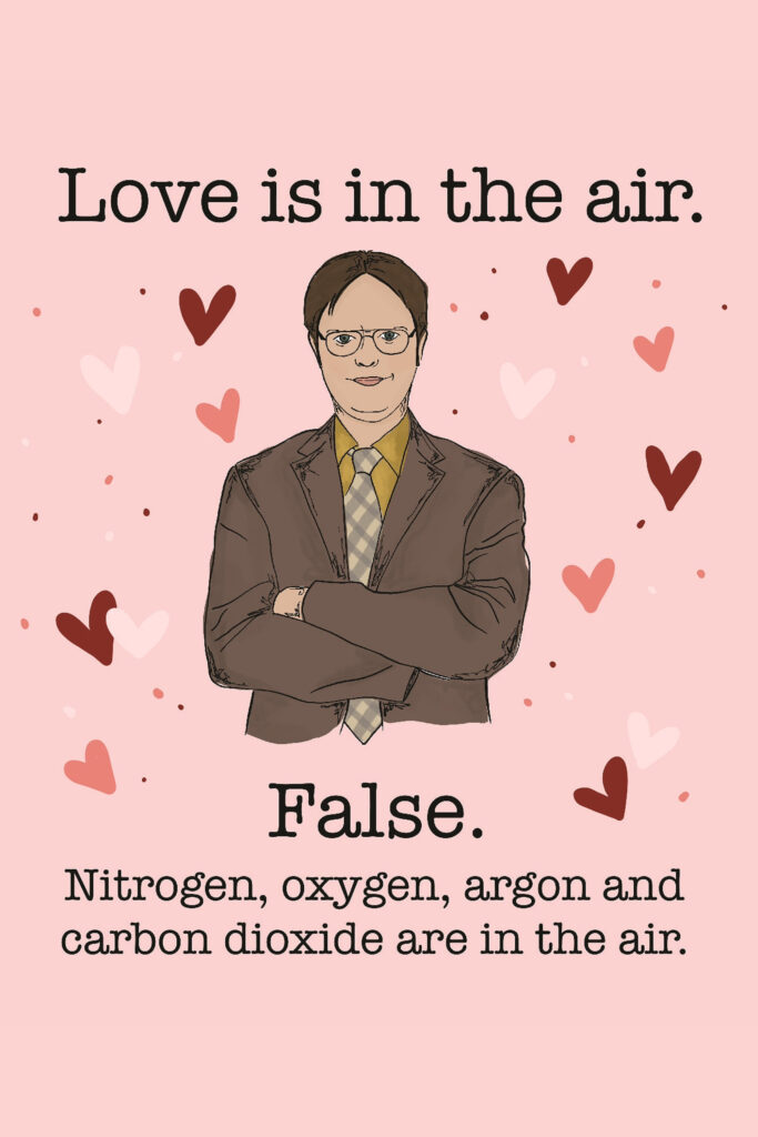 The Office Valentine s Day Card Dwight Schrute Etsy