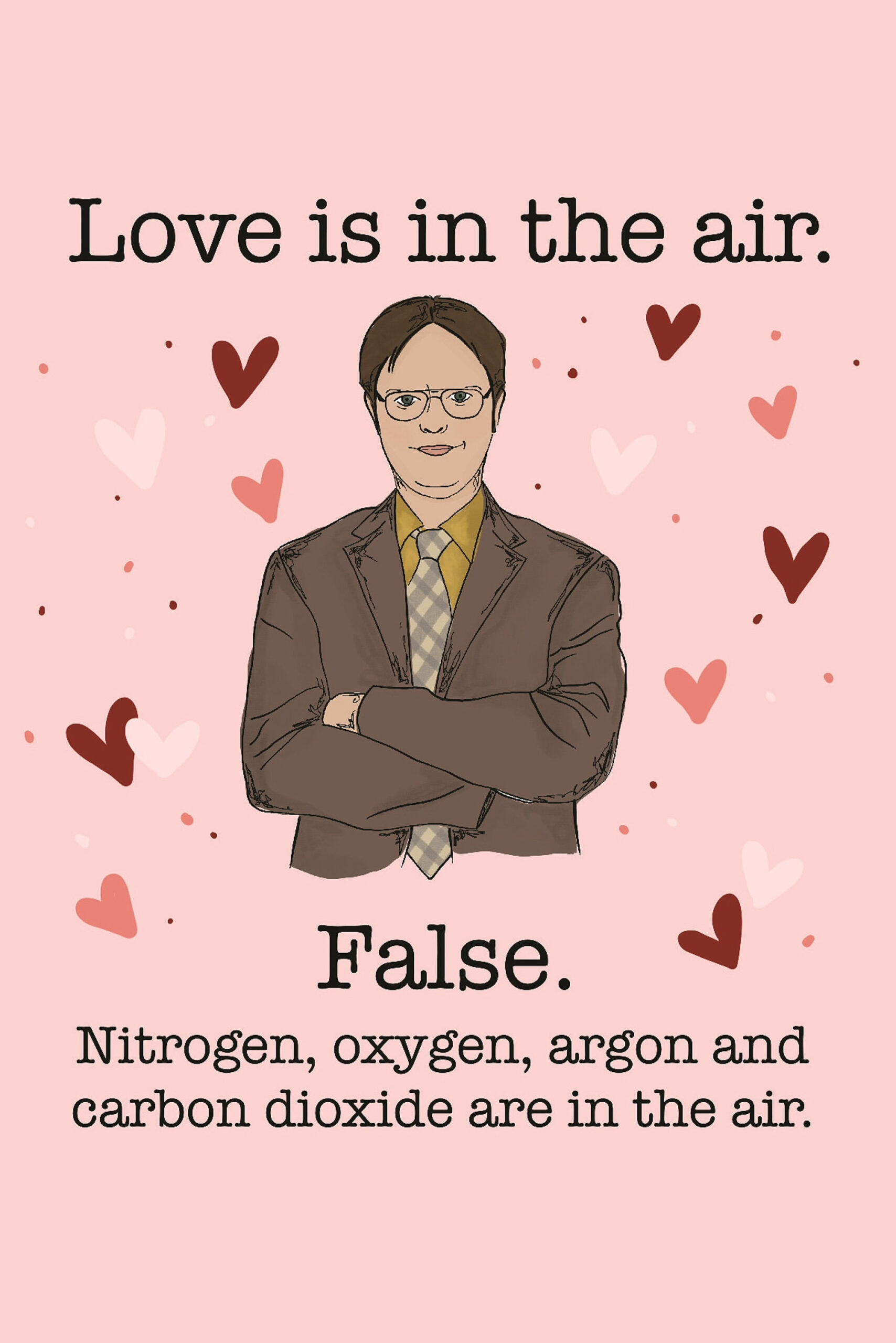 The Office Valentine s Day Card Dwight Schrute Etsy