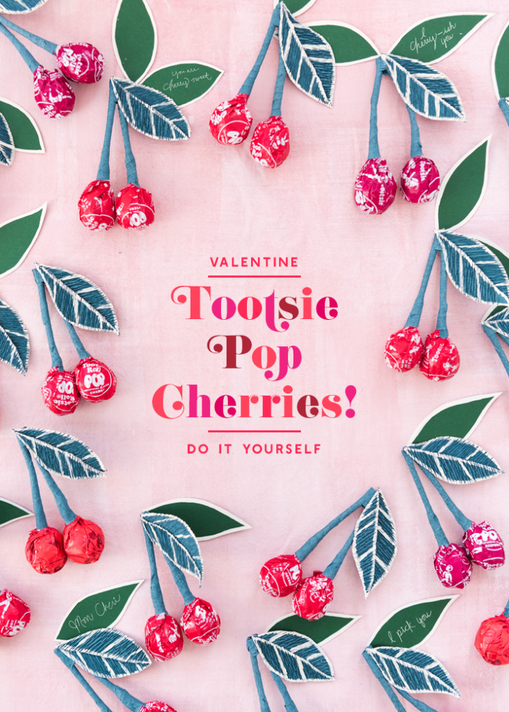 Tootsie Pop Kirsche Valentines EskiBlog