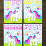 Unicorn Valentine Printables