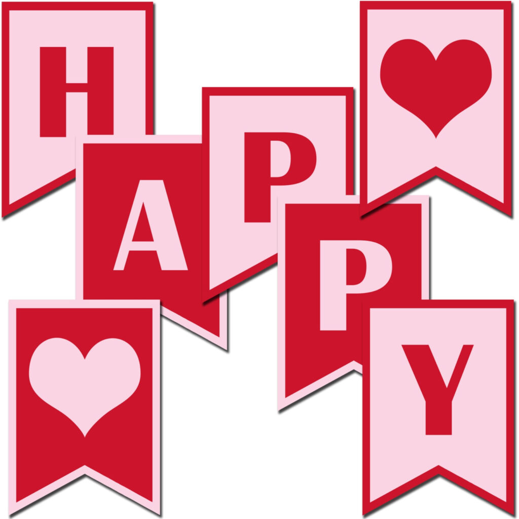Valentine Banner Printable