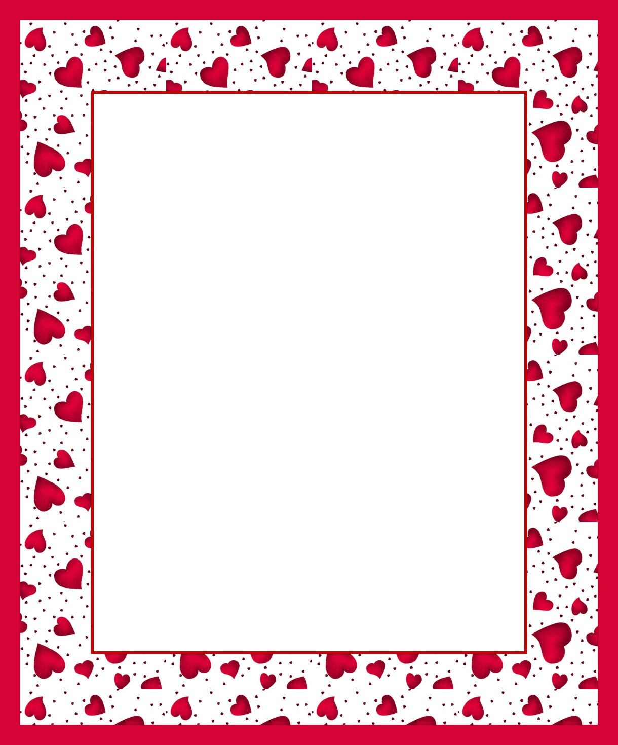 Valentine Borders Free Printable Printable Word Searches Valentine Borders Free Printable Printable Word Searches
