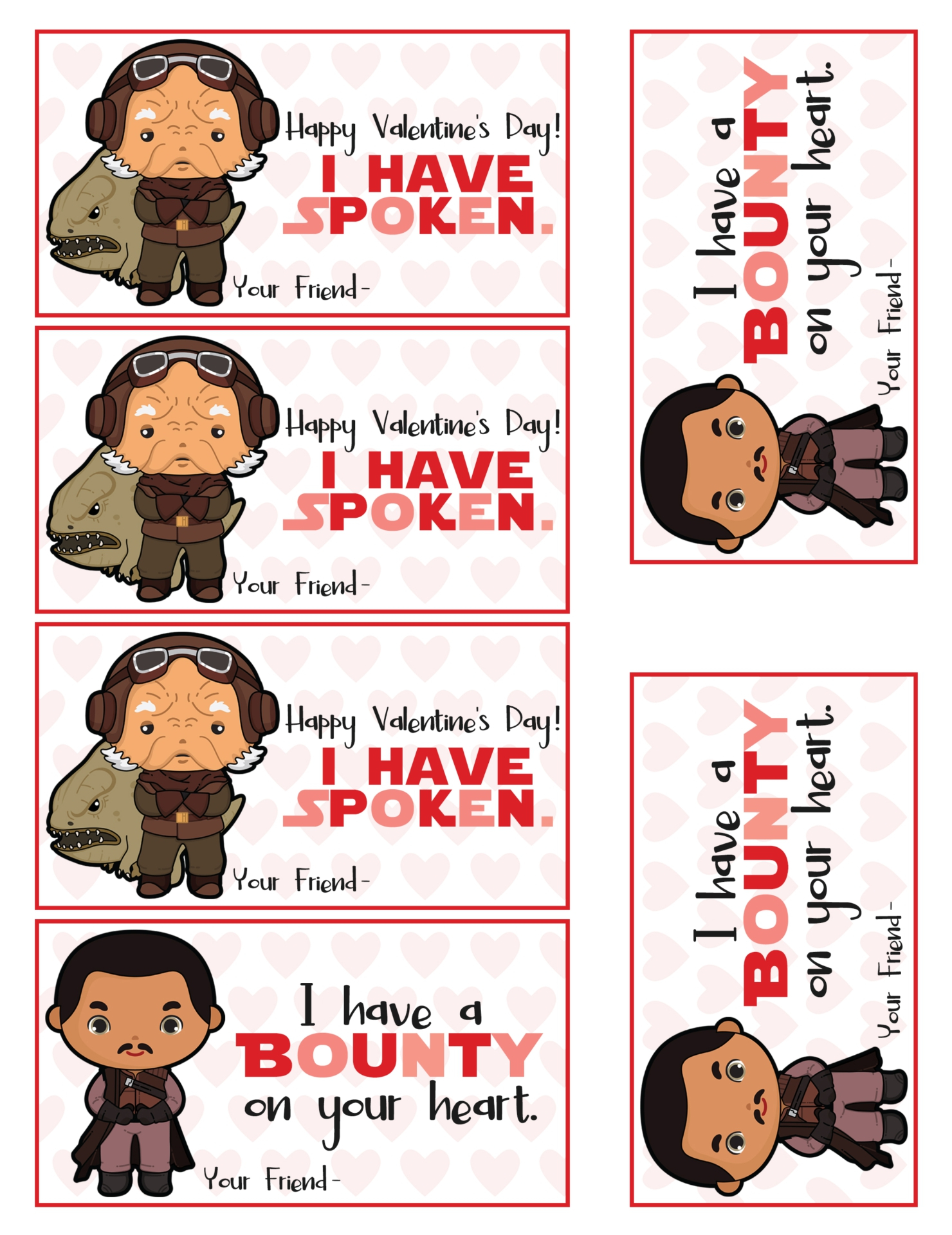 Valentine Cards For Boys 10 Free PDF Printables Printablee Valentine Cards For Boys 10 Free PDF Printables Printablee