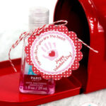 Valentine Hand Sanitizer Tag DIY Printable By StacysSweetStuff