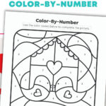 Valentine s Day Color By Number Free Printable PDF Fun Loving Families