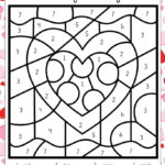 Valentine s Day Color By Number Printables Views From A Step Stool