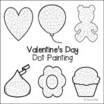 Valentine s Day Dot Painting The Resourceful Mama