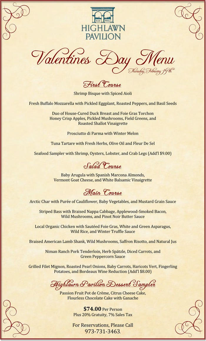 Valentine s Day Menu Templates Menu Design In Psd Eps Pdf Throughout