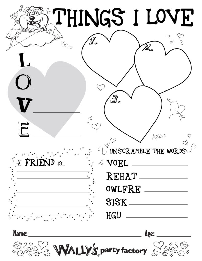 Valentine S Day Printable Activities Get Your Hands On Amazing Free 