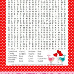Valentine s Day Printable Word Search