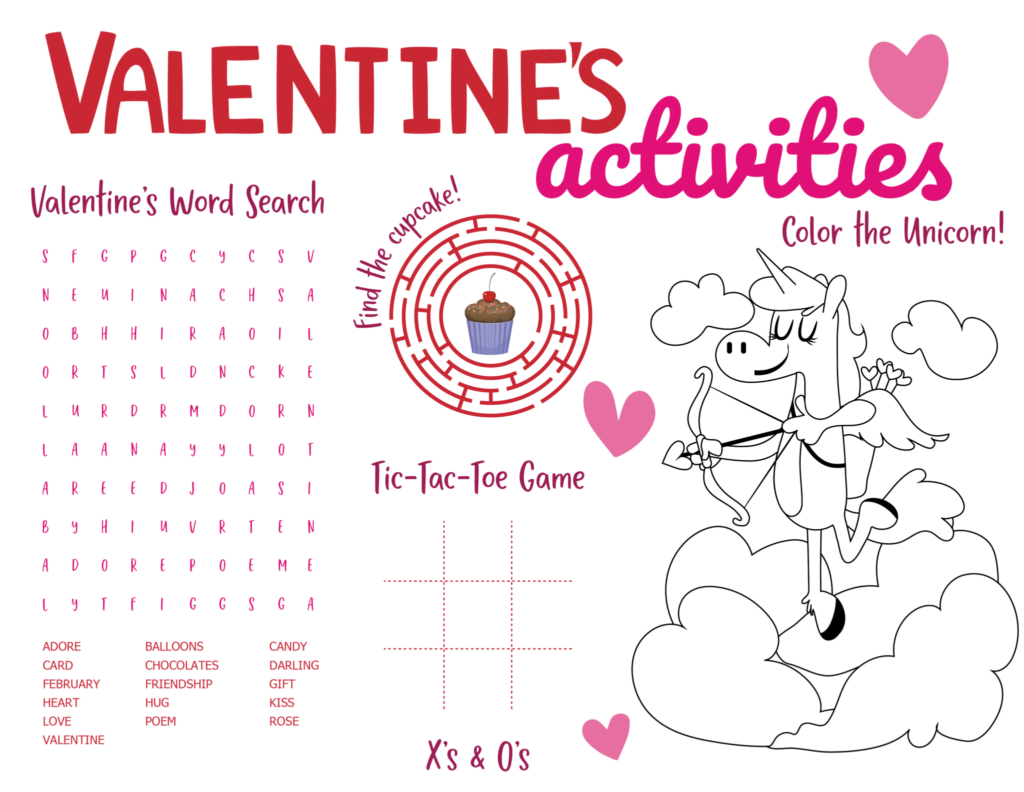 Valentine s Day Printable Worksheets