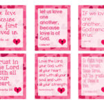 Valentine Scripture Cards 10 Free PDF Printables Printablee