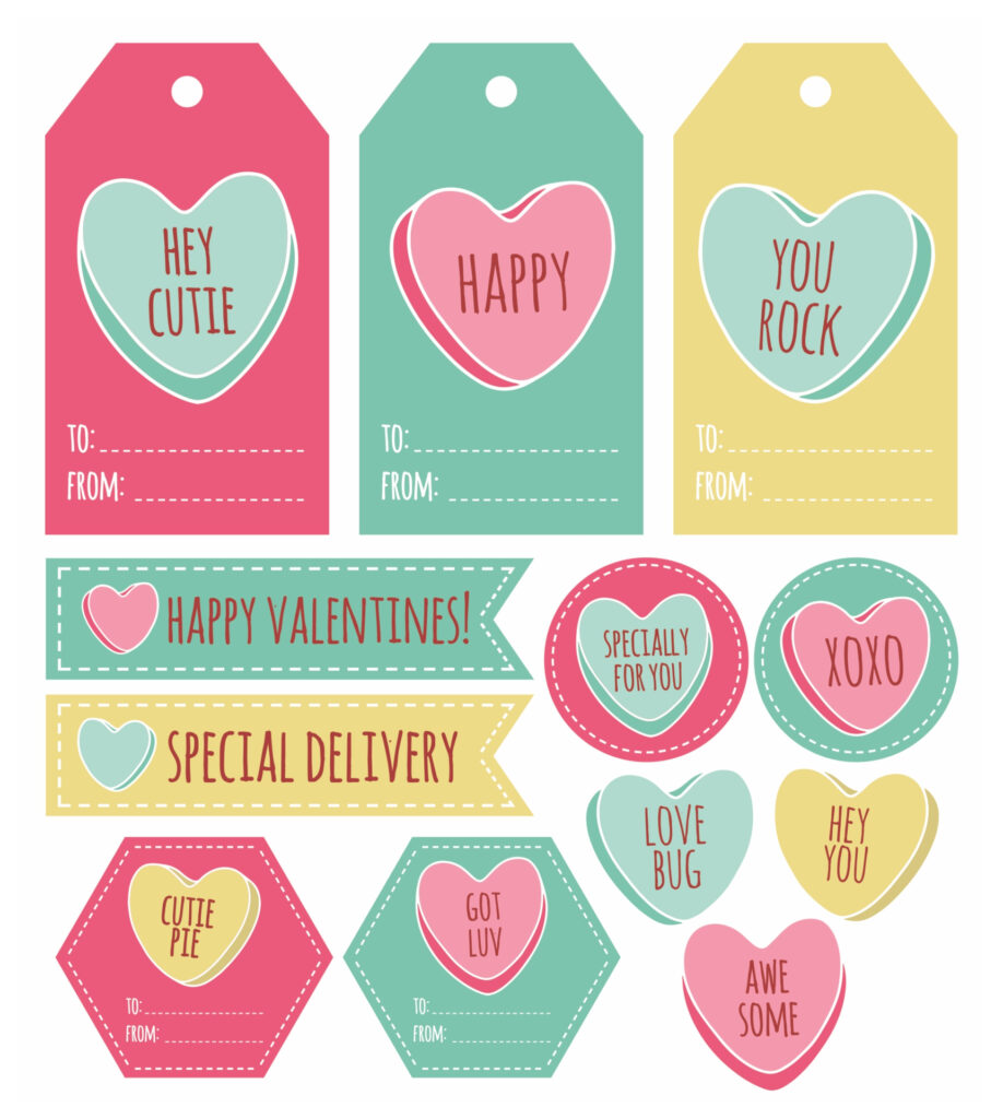 Valentine Tags Printable
