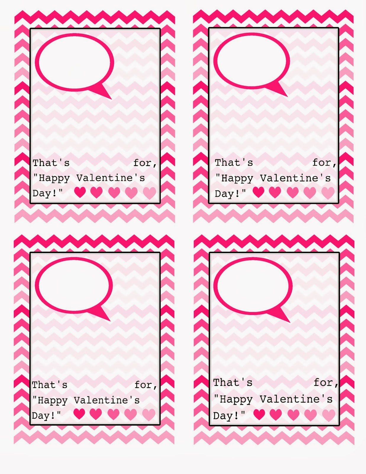 Valentines Card Template Printable Valentines Card Template Printable
