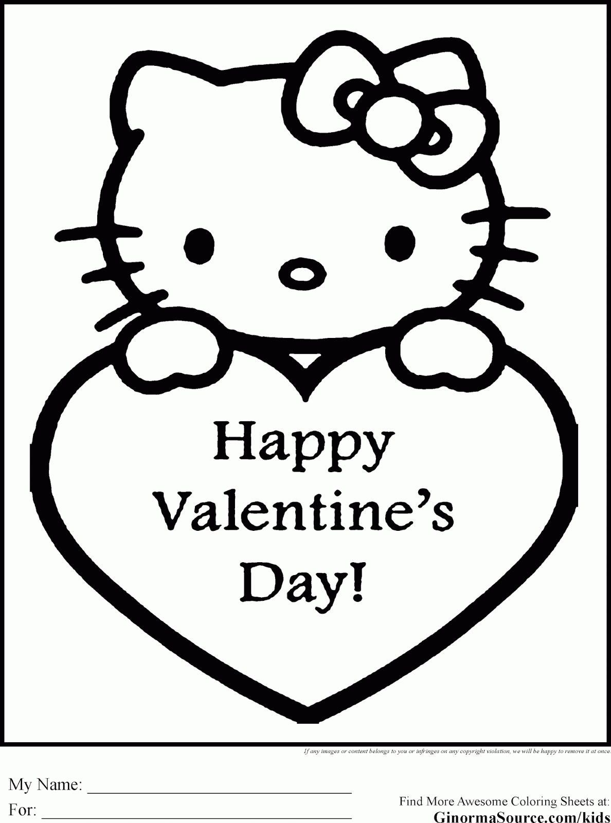 Valentines Day Pictures To Color Printable Valentines Day Pictures To Color Printable