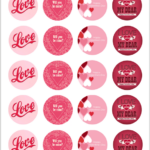 Valentines Love Free Printable Stickers Valentines Printables